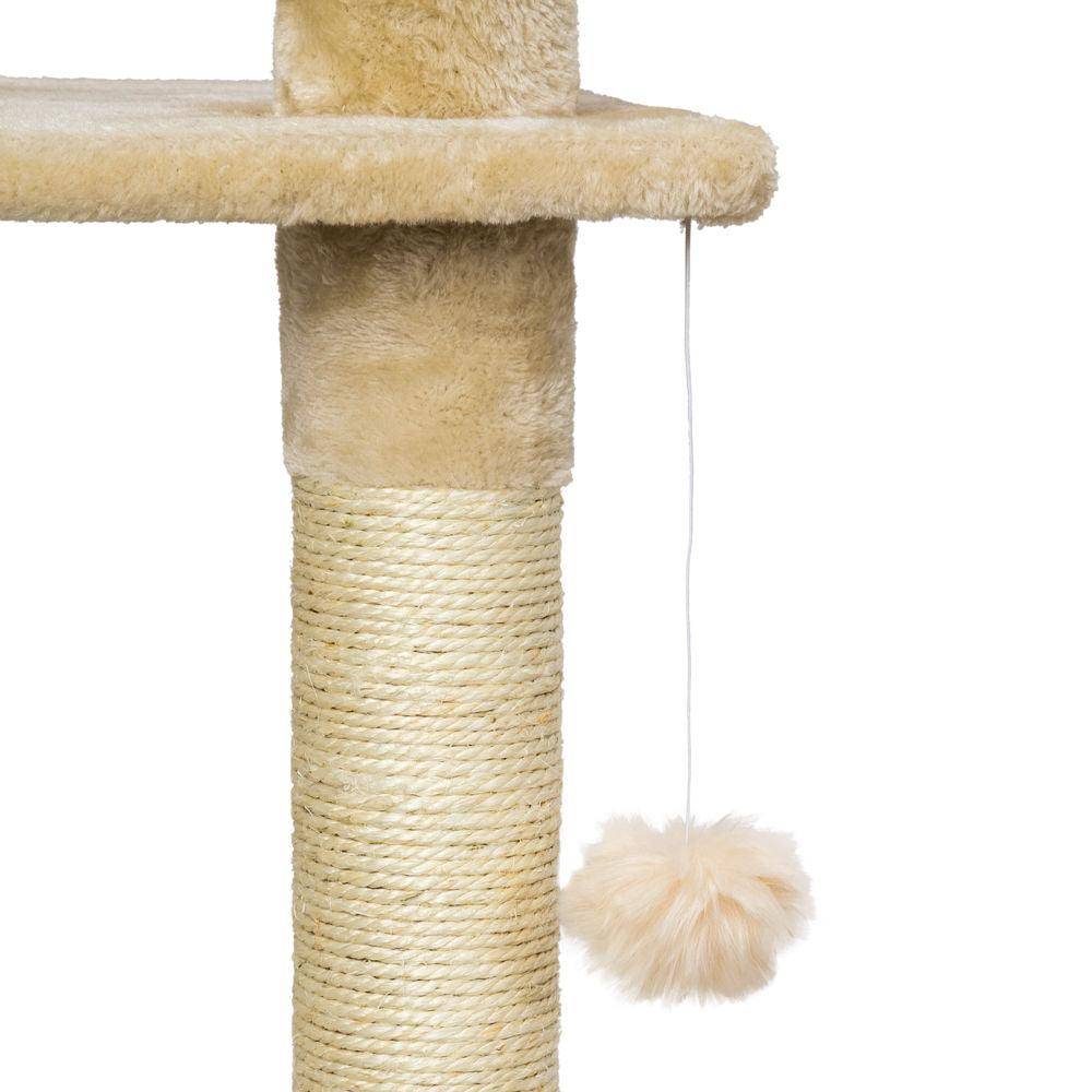 Helloshop26 - Arbre à chat 260 cm beige/blanc - Imagen 2