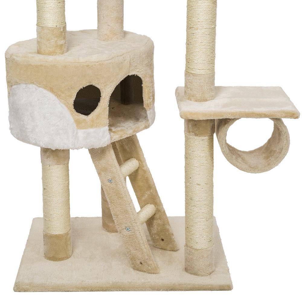Helloshop26 - Arbre à chat 260 cm beige/blanc - Imagen 3