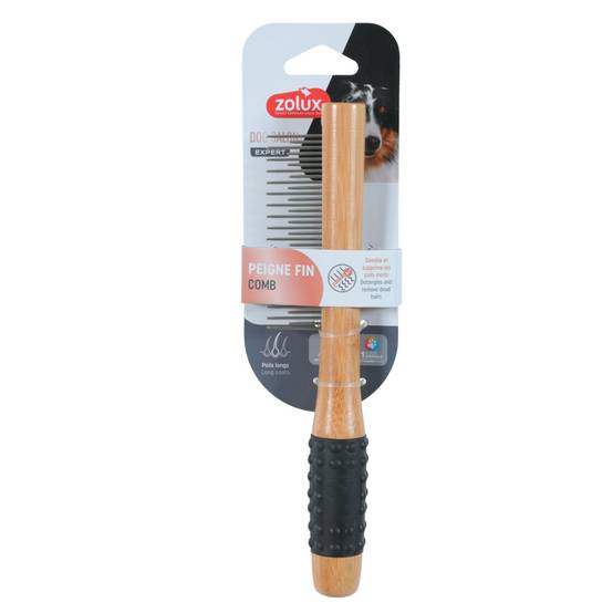 Zolux - Peigne fin 21.5 cm pour chien à poils long - Image 2