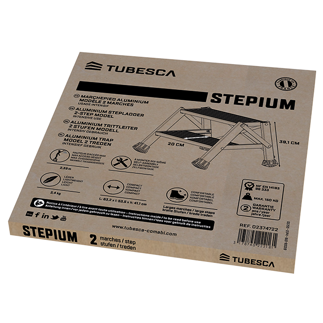 Marchepied STEPIUM 3 marches | 02374723 - Tubesca - Image 2
