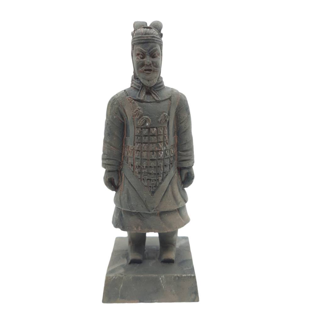 Statuette guerrier chinois Qin 4 L, hauteur 14 cm, décoration aquarium - Imagen 6