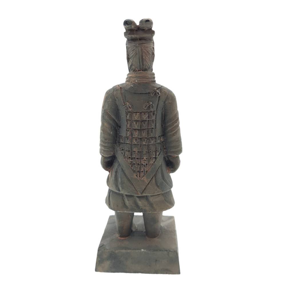 Statuette guerrier chinois Qin 4 L, hauteur 14 cm, décoration aquarium - Image 3