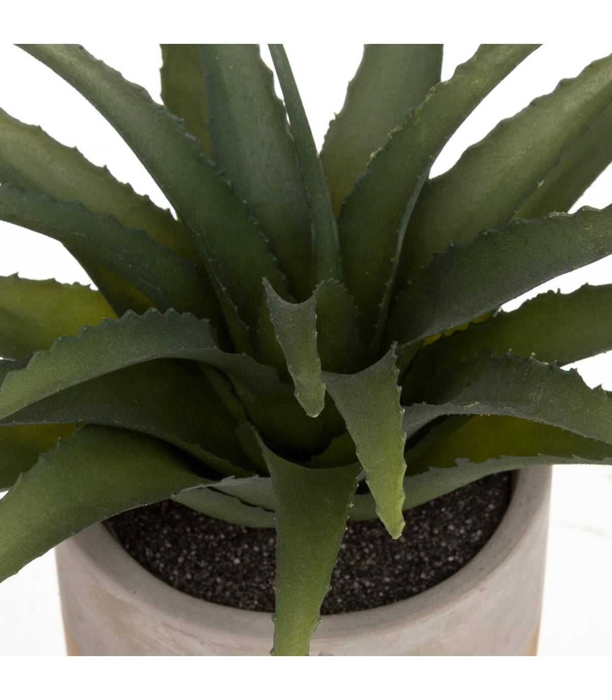 Plante artificielle en pot bicolore D 28 cm - Imagen 2