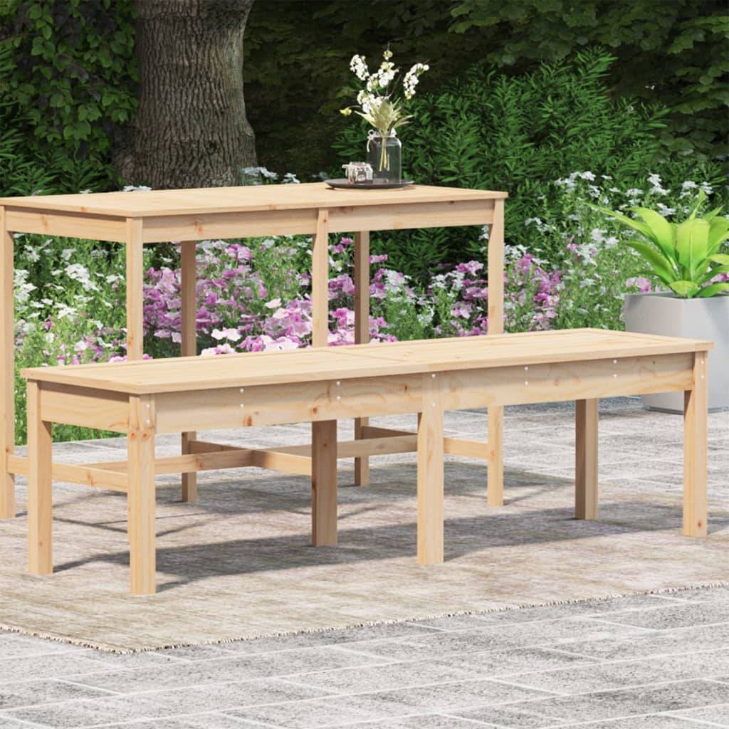 Maison Chic - Banc de jardin - Banc d'extérieur - Banquette à 2 places 159,5x44x45 cm bois massif de pin - Imagen 3