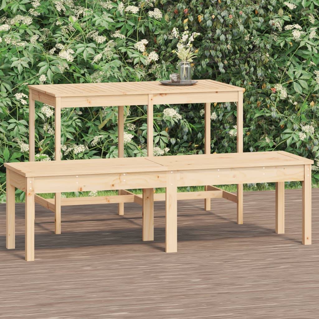 Maison Chic - Banc de jardin - Banc d'extérieur - Banquette à 2 places 159,5x44x45 cm bois massif de pin - Imagen 2