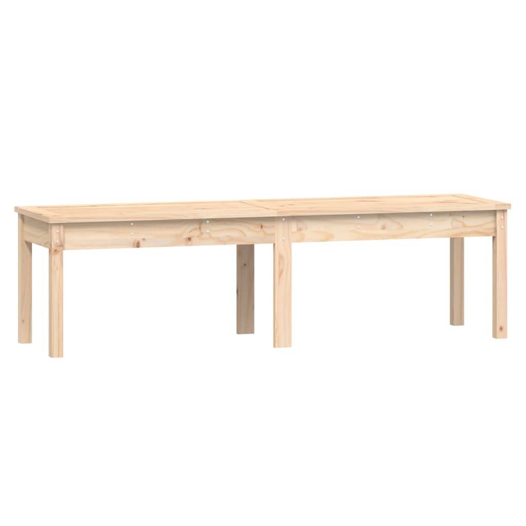 Maison Chic - Banc de jardin - Banc d'extérieur - Banquette à 2 places 159,5x44x45 cm bois massif de pin - Imagen 1