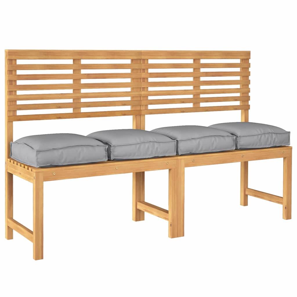 ComfortXL - Lot de 4 Coussins Carrés Tissu Oxford Imperméable pour Chaise de Jardin Gris 40x40x8 cm – ComfortXL Outdoor Living - Image 3