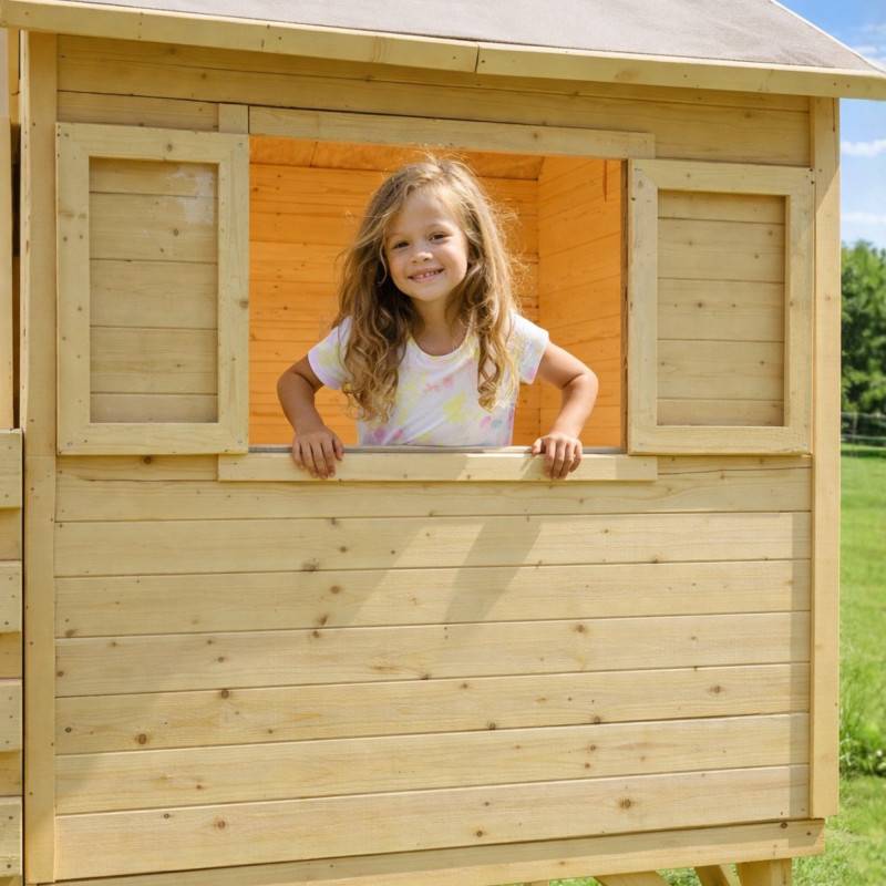Soulet - Cabane en bois sur pilotis avec toboggan JOSEPHINE - Imagen 5