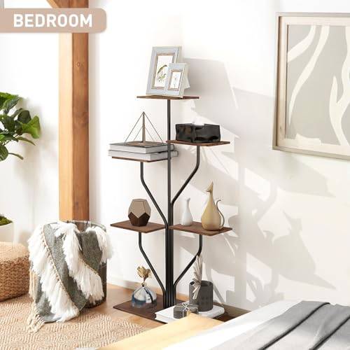 Todeco Porte plante interieur 6 Niveaux, Support plantes en Métal, étagère plante interieur support pot de fleurs pour Salon Balcon Jardin Bureau - Image 4