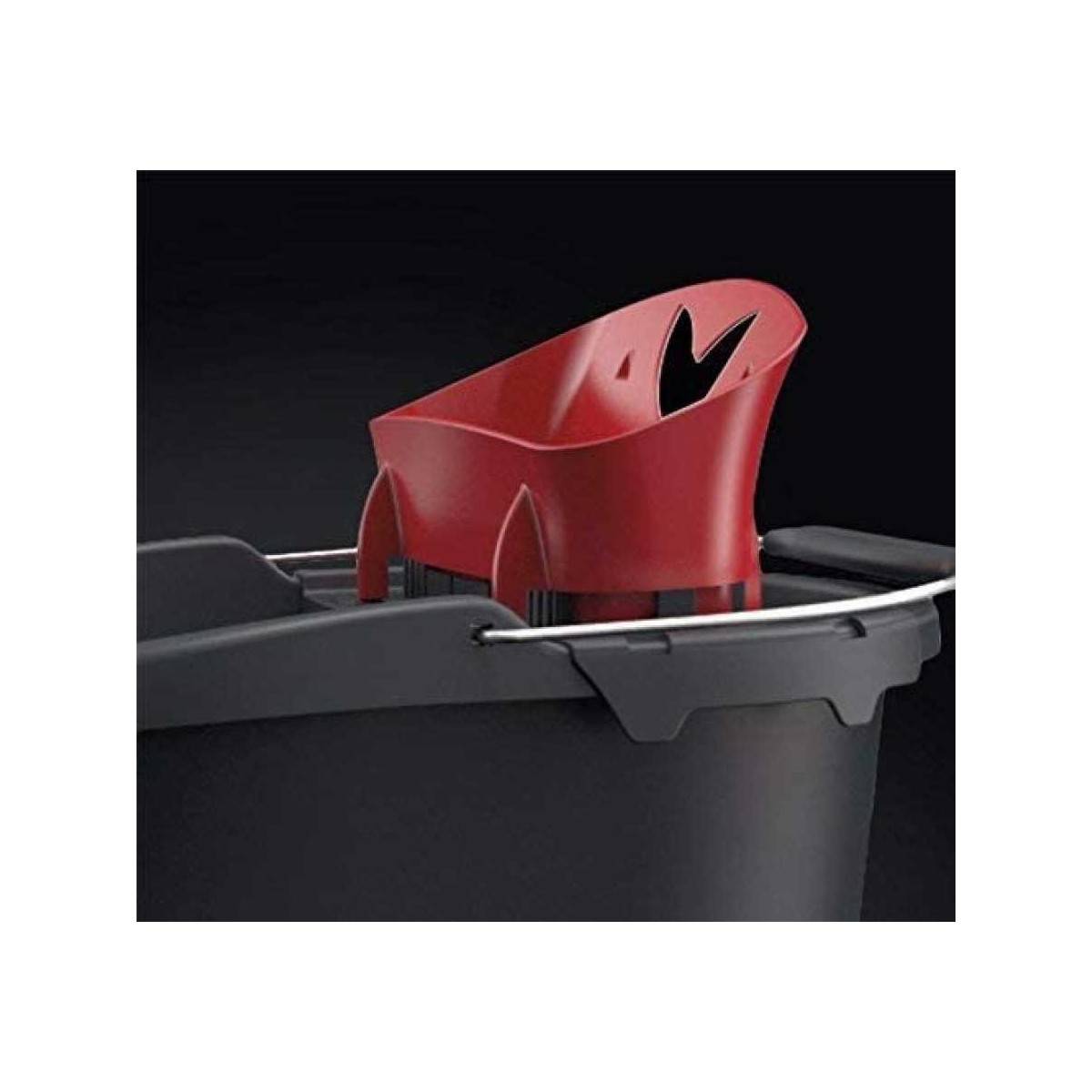KIT de lavage VILEDA avec seau, essoreuse et plaque avec chiffon en microfibre 37.5 x 30 x 28 cm - Imagen 2