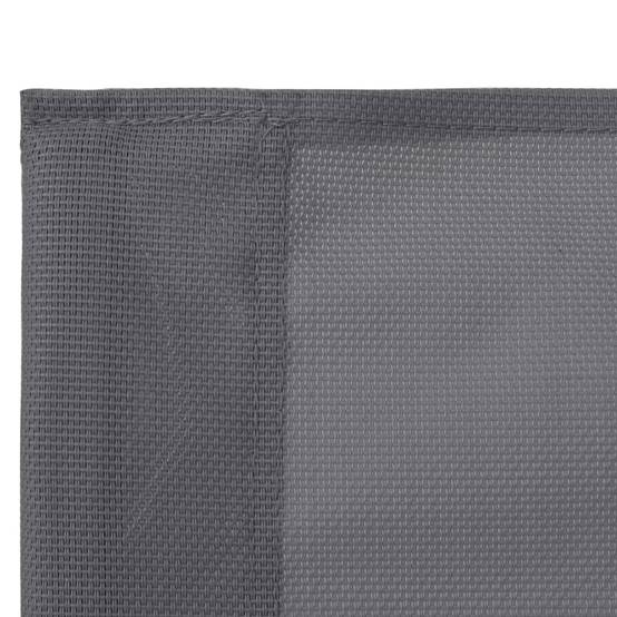 4 pcs salon de jardin - Mobilier d'extérieur Tissu et acier Gris - Image 5