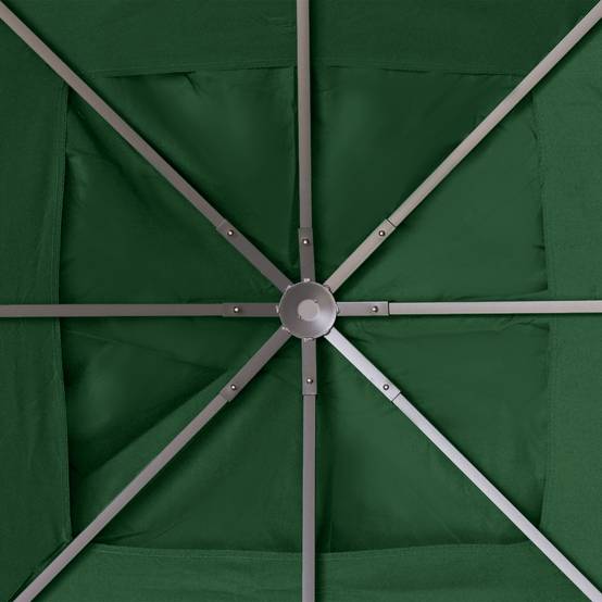 Outsunny - Toile de rechange pour pavillon tonnelle gazebo 3x3m anti-UV haute densité 180g/m² polyester vert - Outsunny - Image 7