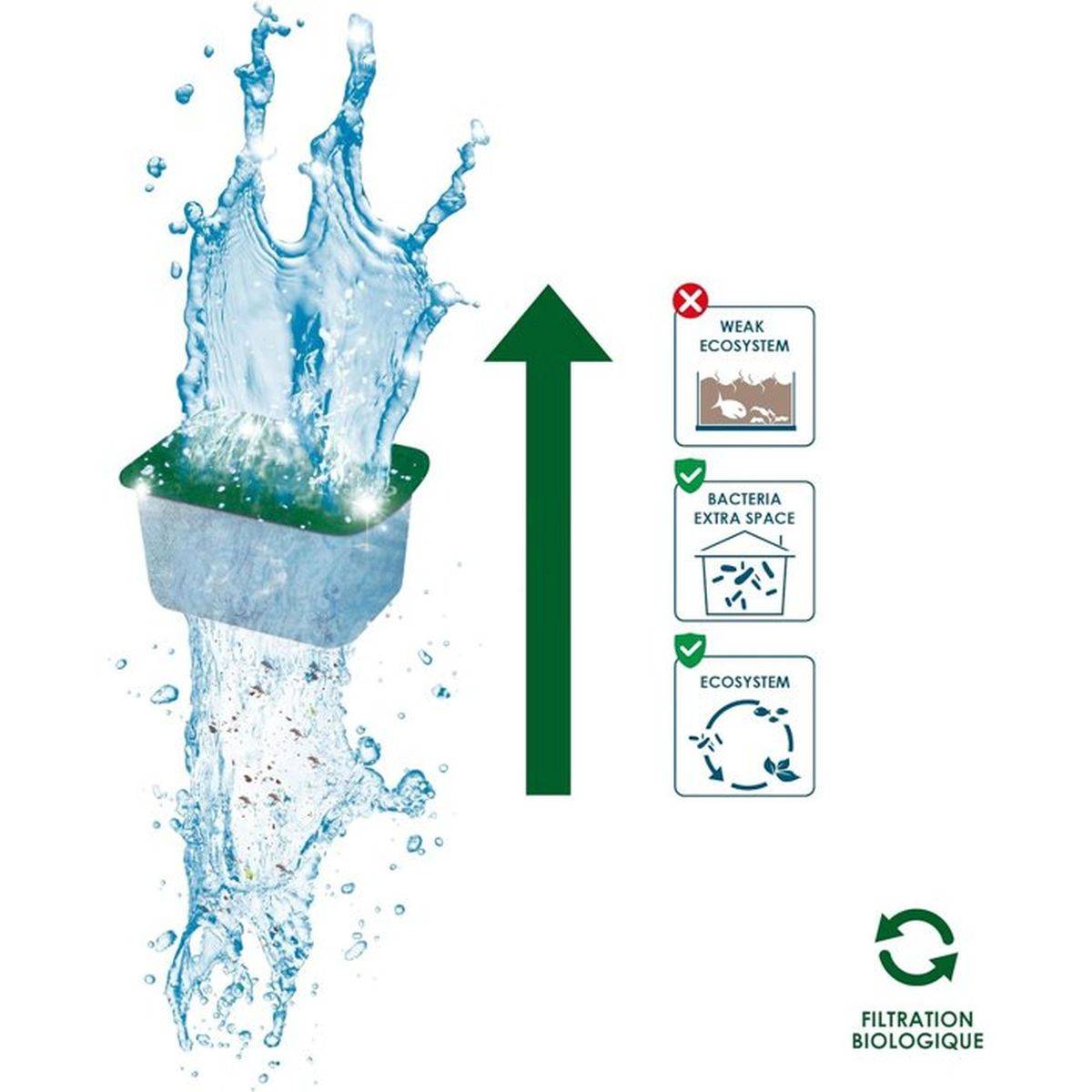 Ciano - Pack recharge filtration aquarium CIANO CF80, Taille M, 3 cartouches + 15 ml conditionneur - CIANO - Image 4