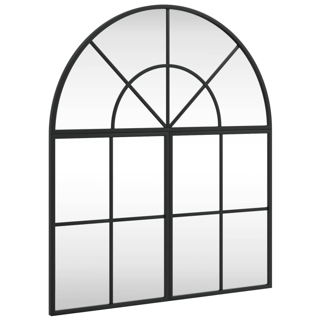 Maison Chic - Miroir mural noir 60x70 cm arche fer Maison Chic