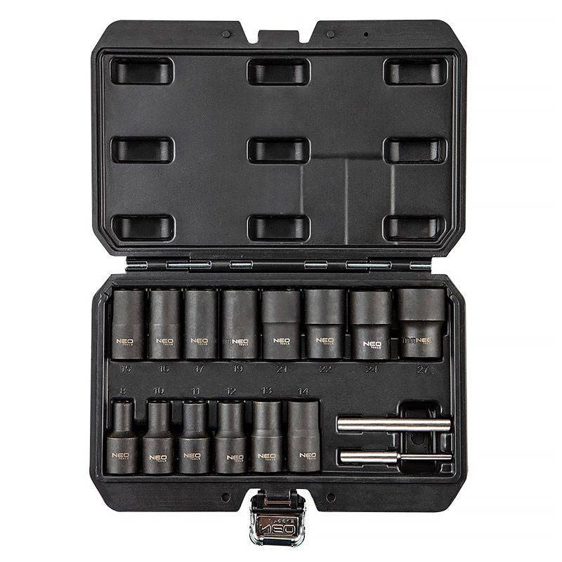 Neo Tools - Coffret de douilles 1/2" NEO TOOLS 11-920 pour écrous endommagés  (16 pièces) Neo tools - Imagen 2