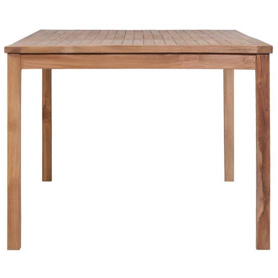 Table de jardin bois de teck solide 200 x 100 x 77 cm - PANGIVO - Image 3