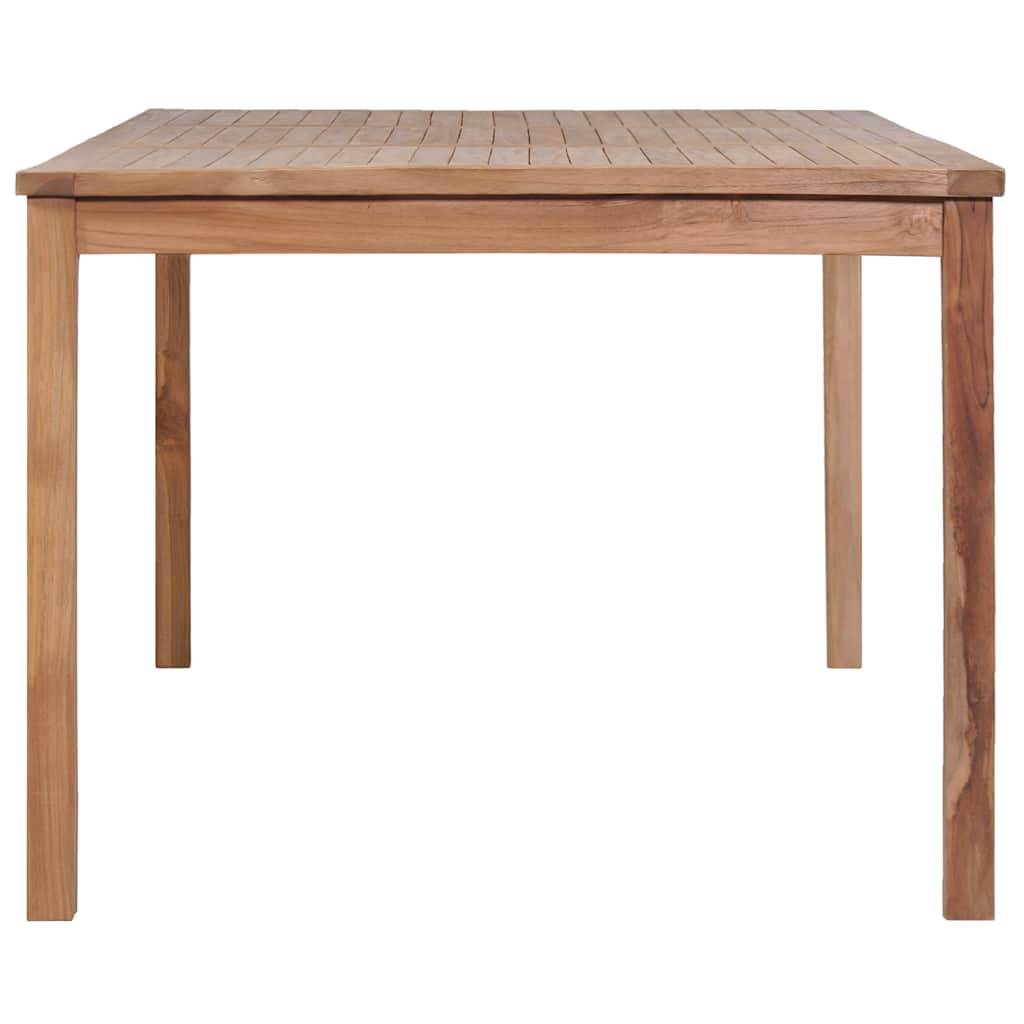 Table de jardin bois de teck solide 200 x 100 x 77 cm - PANGIVO - Image 3