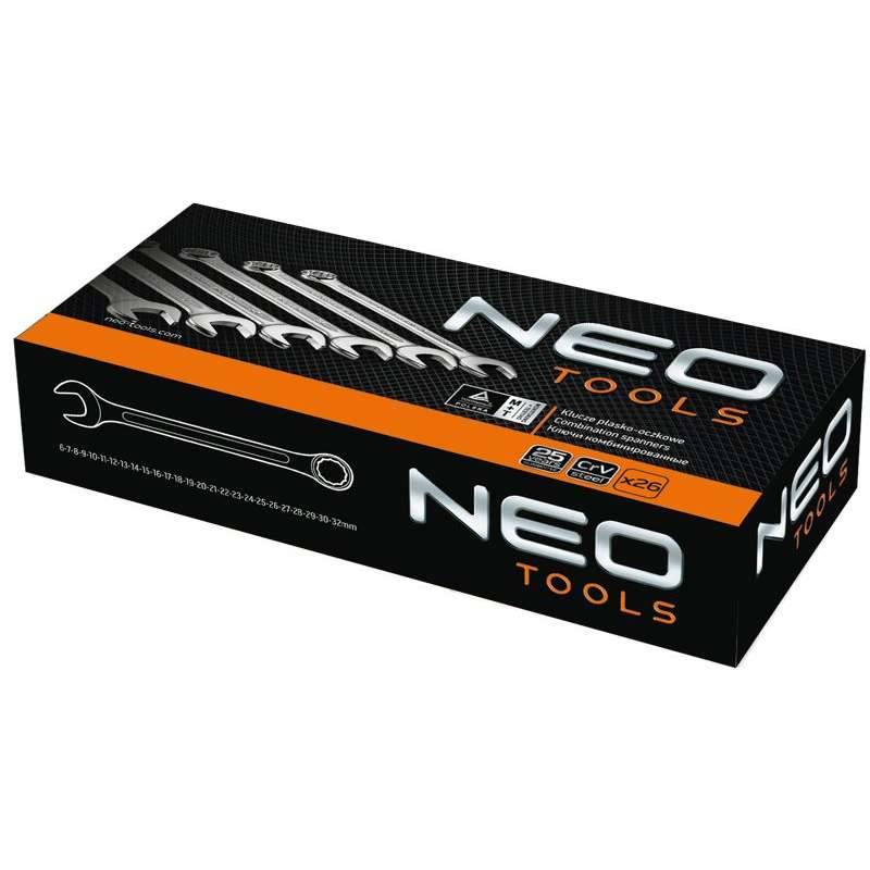Neo Tools - Jeu de 26 clés mixtes à profil cannelé Spline NEO TOOLS 09-754 (6-32mm) Neo tools - Imagen 3