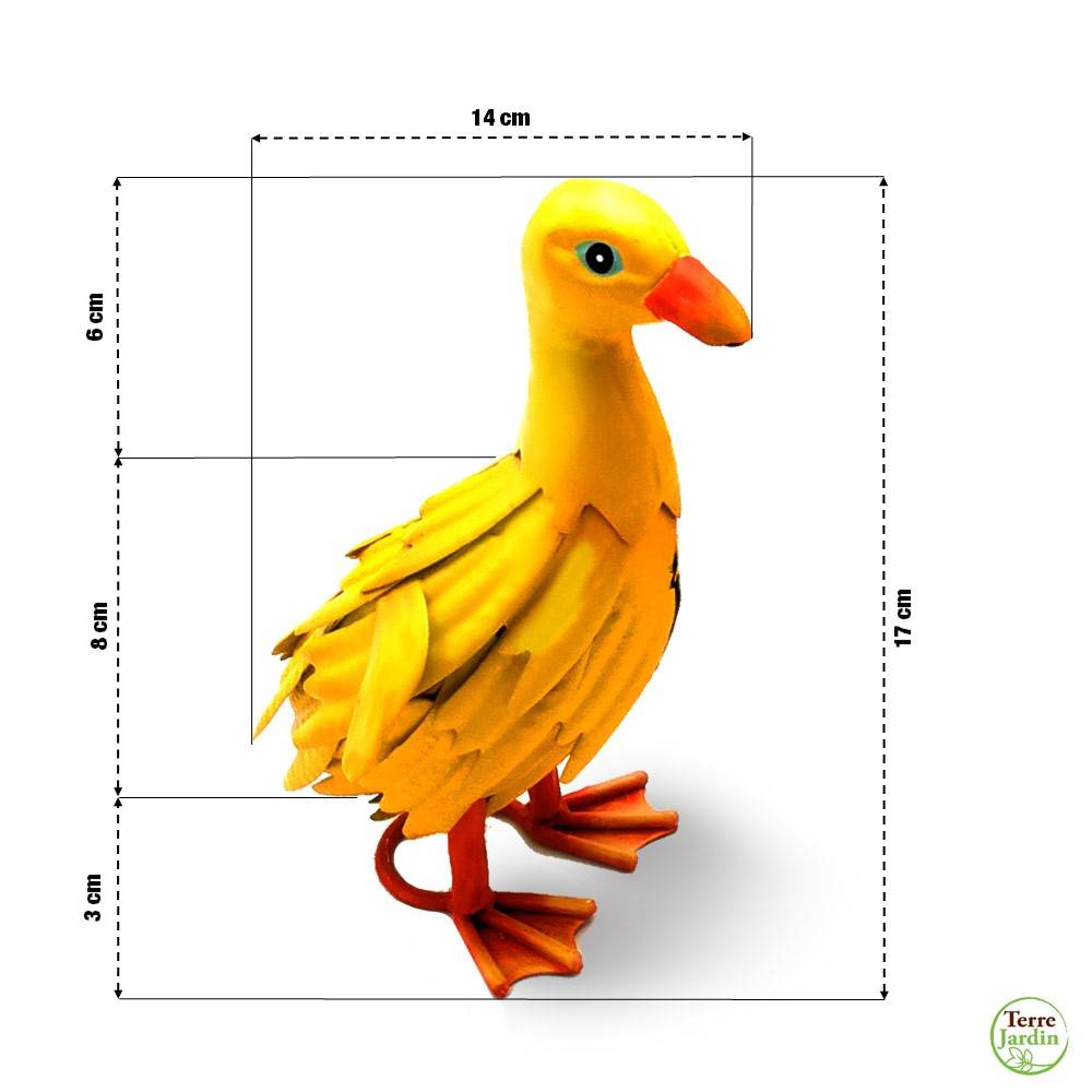 Caneton deco jardin animaux - TERRE JARDIN - Image 3