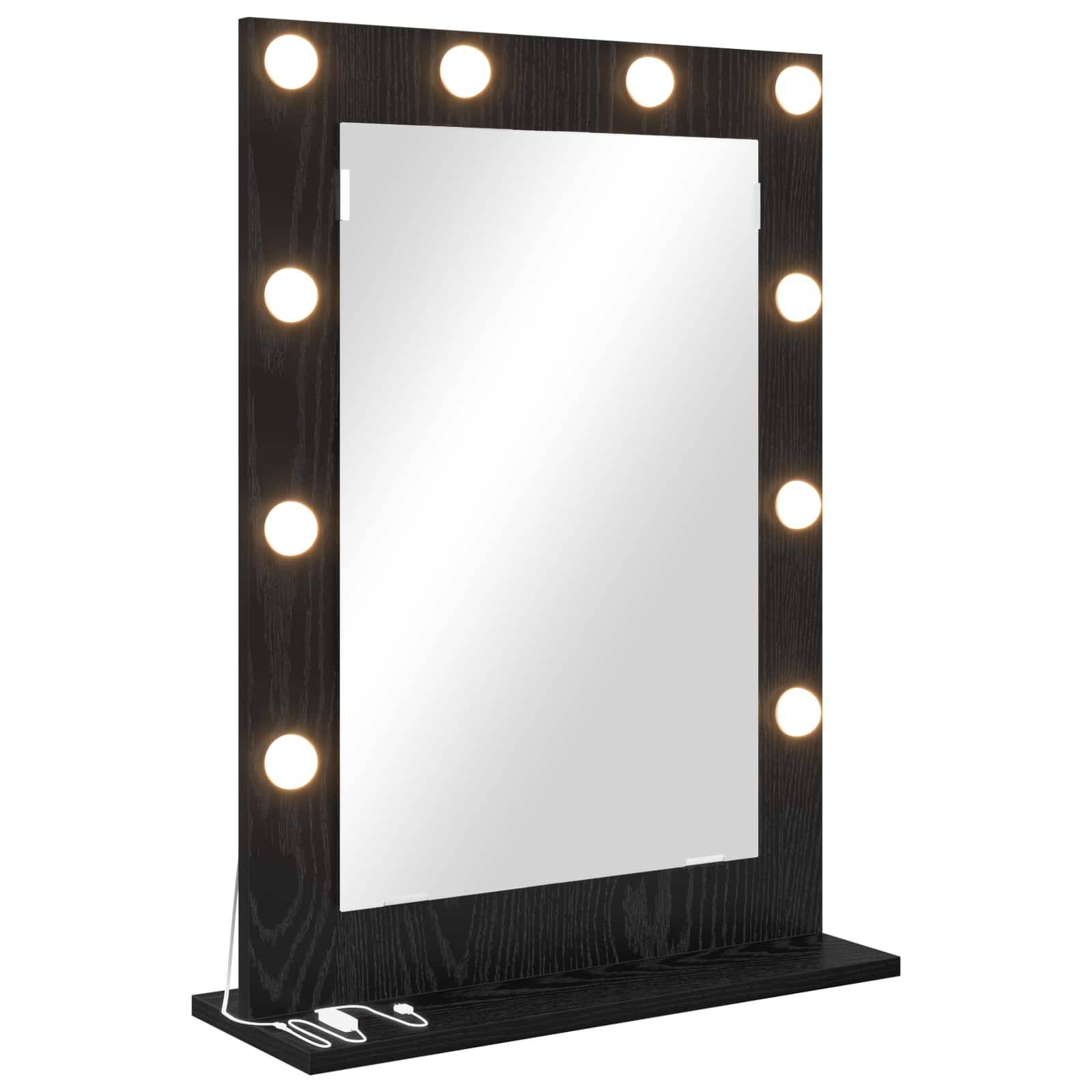 Maison Chic - Miroir de vanité Rectangulaire Chêne noir 70 x 50 x 18 cm Maison Chic - Image 1