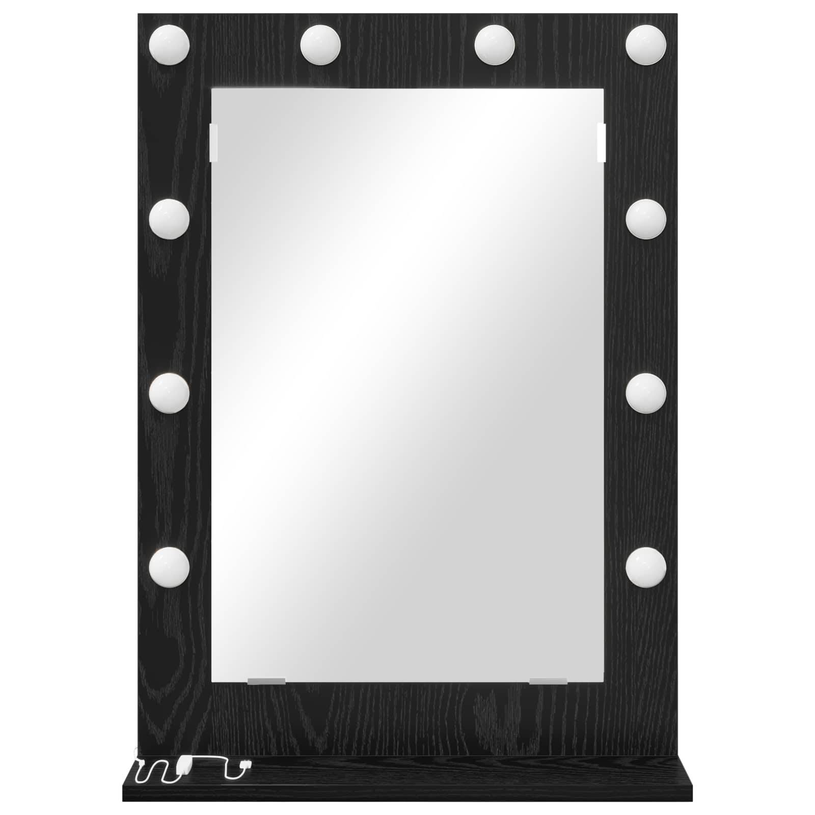 Maison Chic - Miroir de vanité Rectangulaire Chêne noir 70 x 50 x 18 cm Maison Chic - Image 4