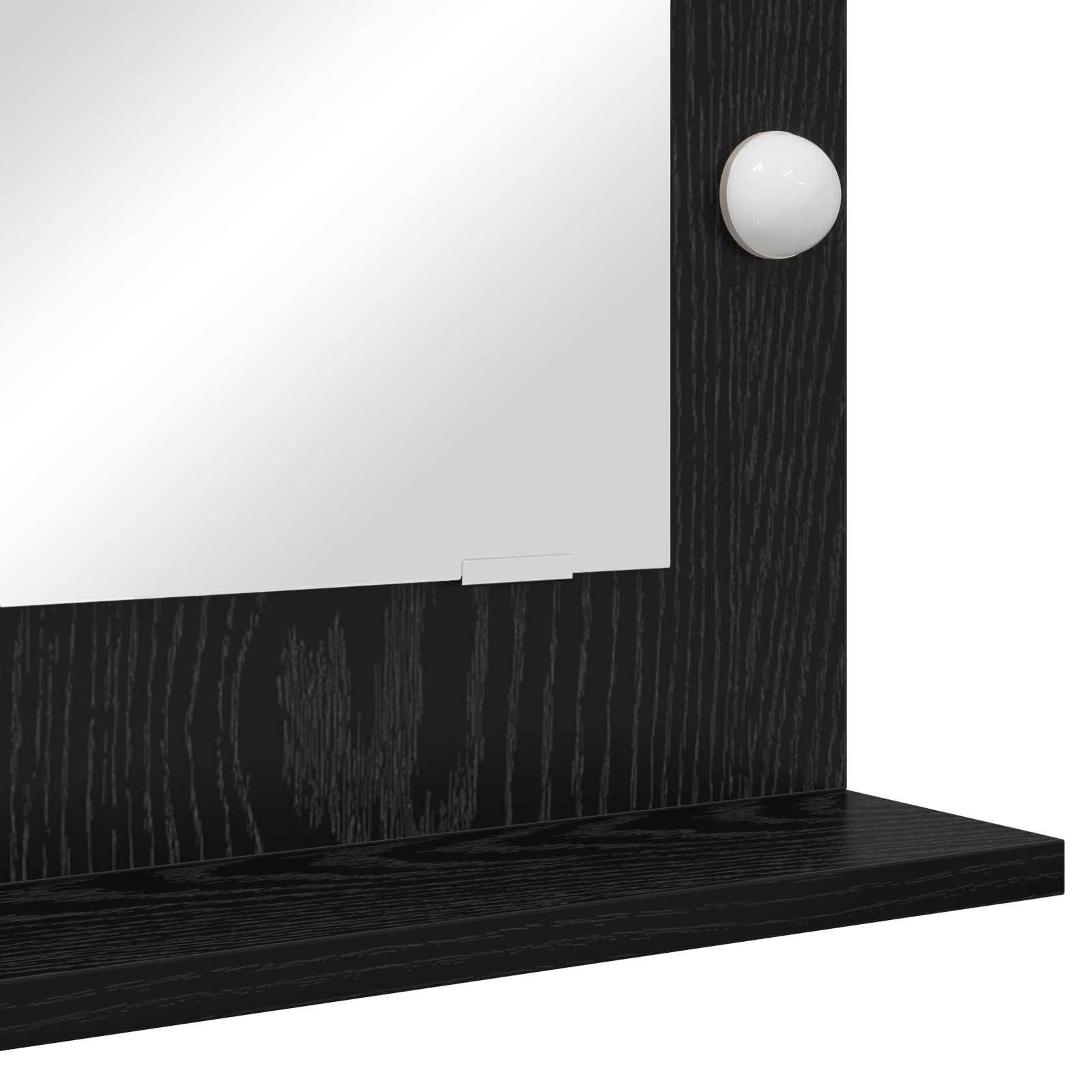 Maison Chic - Miroir de vanité Rectangulaire Chêne noir 70 x 50 x 18 cm Maison Chic - Image 7