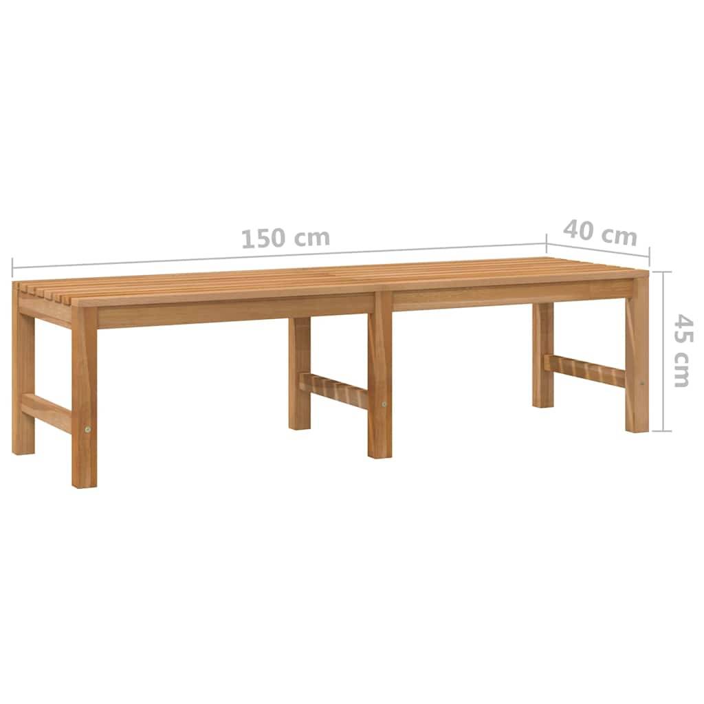 Banc de jardin Brun 40 X 150 cm - Prolenta Premium - Image 7