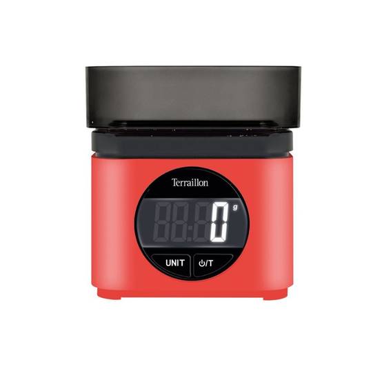 Balance de cuisine électronique 5kg-1g rouge BA22MYTHIC70SROUGE Terraillon - Image 2