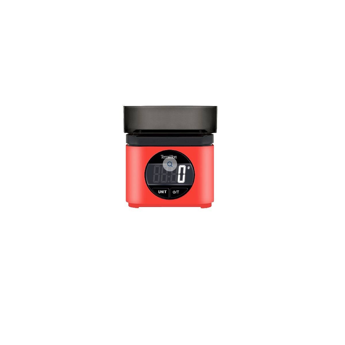 Balance de cuisine électronique 5kg-1g rouge BA22MYTHIC70SROUGE Terraillon - Image 1