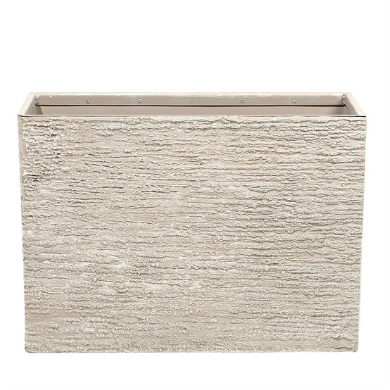 Cache-pot d'extérieur Fibre d'argile Beige clair EDESSA - Beliani - Image 1