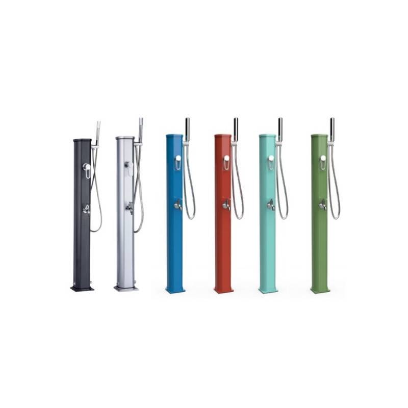 Formidra - FORMIDRA - Douche solaire FORMIDRA - Jolly Go Inox - 20 L - Aluminium - Gris - Rince pieds - Imagen 1