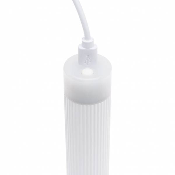 Lotti - Guirlande lumineuse à batterie rechargeable USB 10m 100 MicroLED blanc chaud 8 modes fil métal cuivré IP44 Lotti - Imagen 5