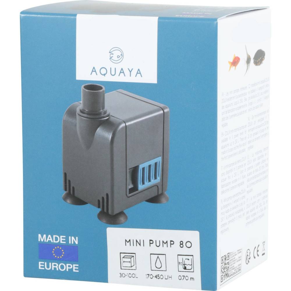animallparadise - Mini pompe 80 - pour aquarium de  60 à 80 Litres. - Imagen 2