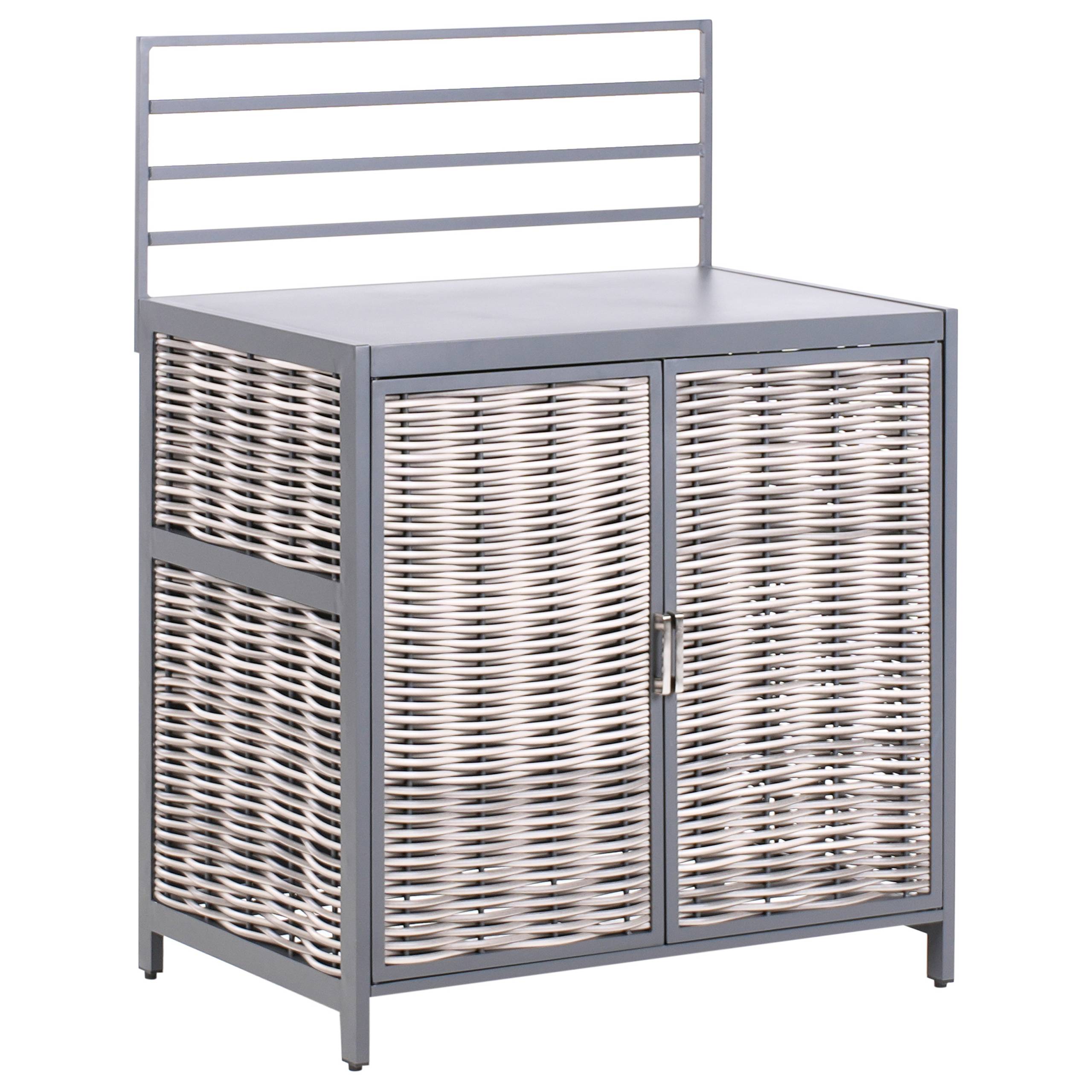 Beliani - Cuisine de jardin Aluminium Gris MIRADOR - 90x62x125- Beliani - Image 5