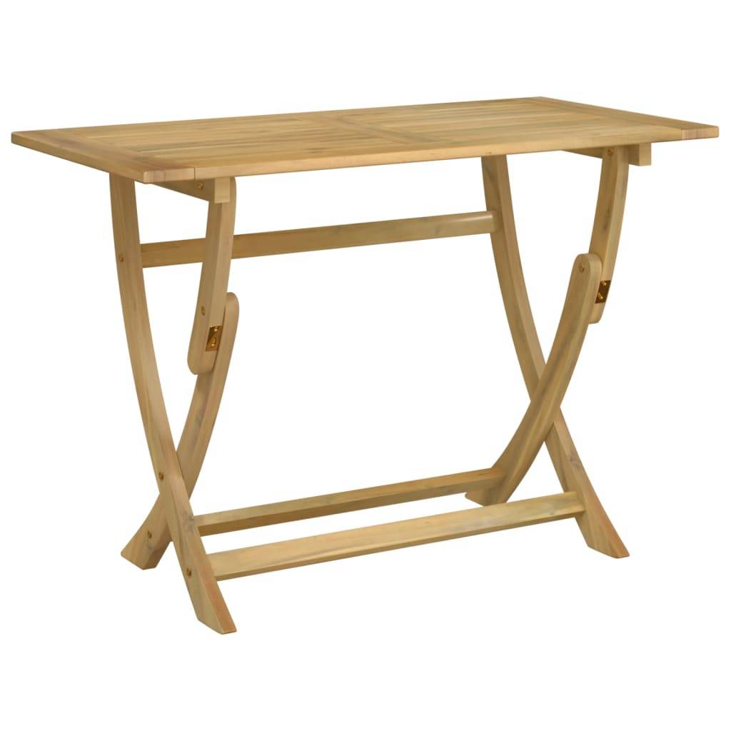 Maison Chic - Ensemble de 5 pcs table de jardin avec chaises - mobilier de jardin Bois d'acacia solide - Image 6