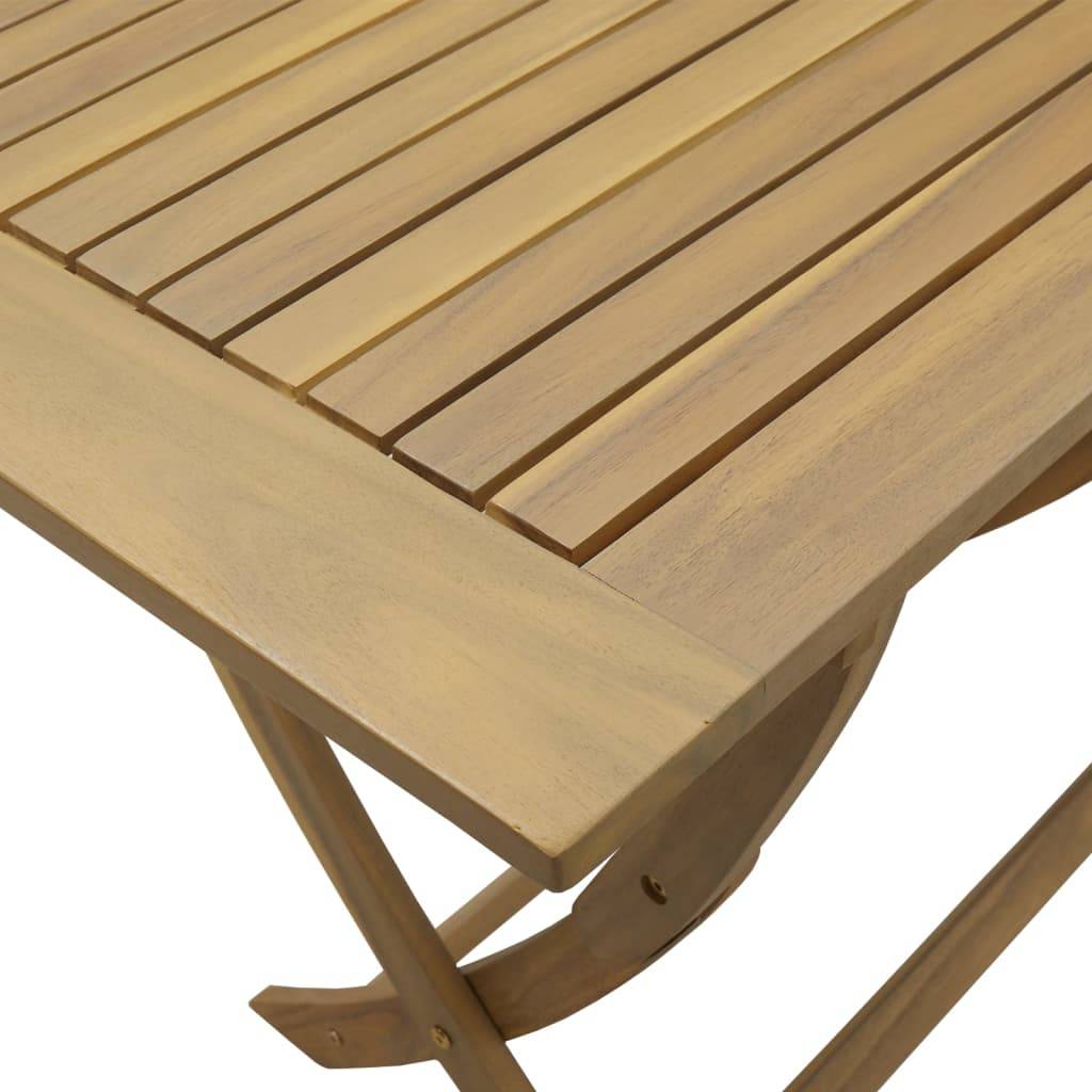 Maison Chic - Ensemble de 5 pcs table de jardin avec chaises - mobilier de jardin Bois d'acacia solide - Image 9