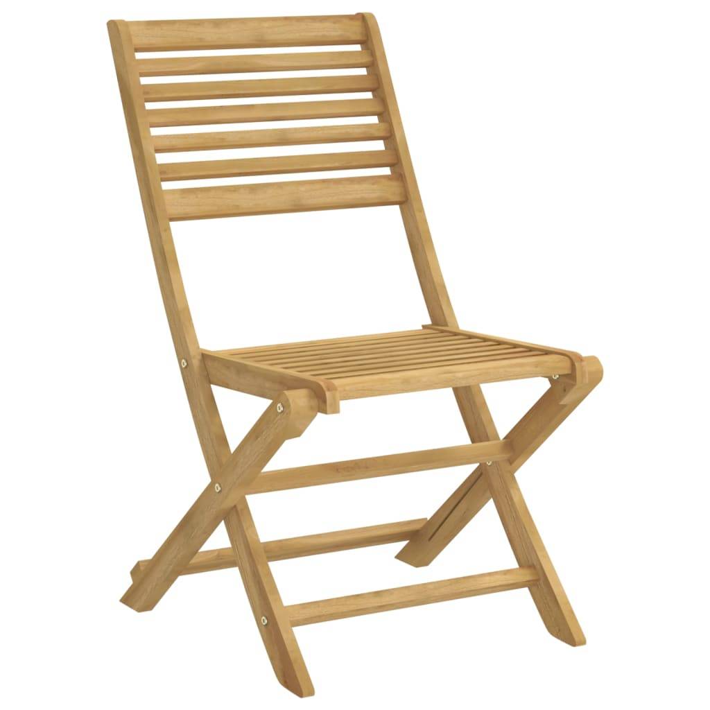 Maison Chic - Ensemble de 5 pcs table de jardin avec chaises - mobilier de jardin Bois d'acacia solide - Image 4