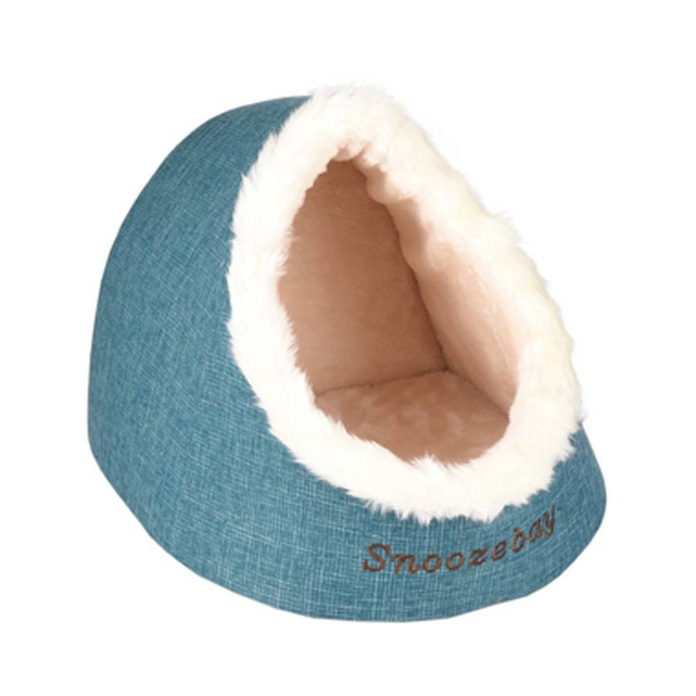 Panier igloo 38 x 40 x 32 cm snoozebay bleu pour chat - Imagen 1