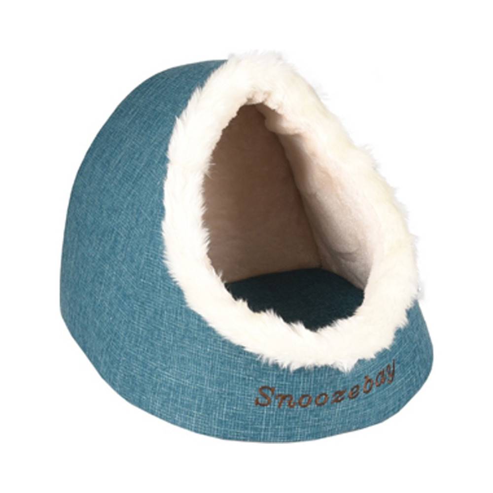 Panier igloo 38 x 40 x 32 cm snoozebay bleu pour chat - Imagen 2