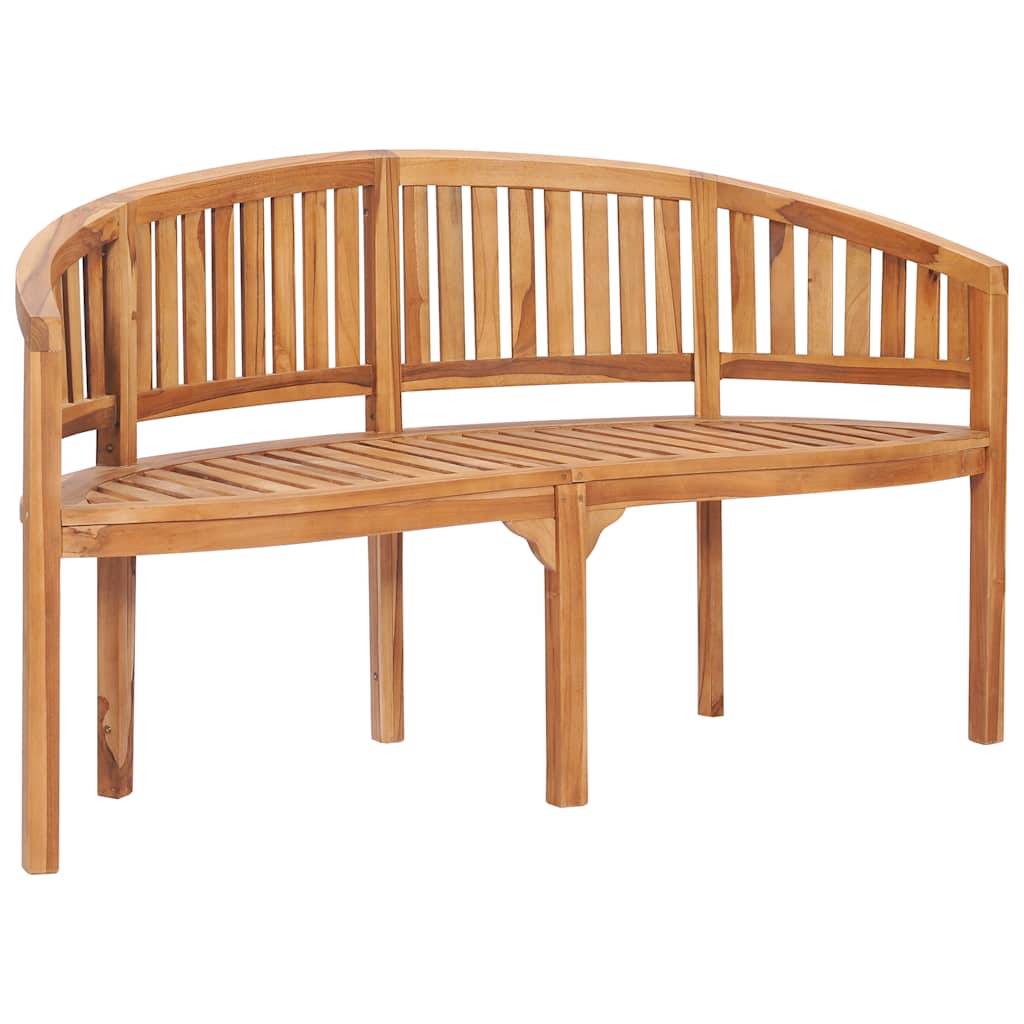 PANGIVO - Banc de jardin teck naturel 151 x 60 x 86 cm - PANGIVO - Image 2