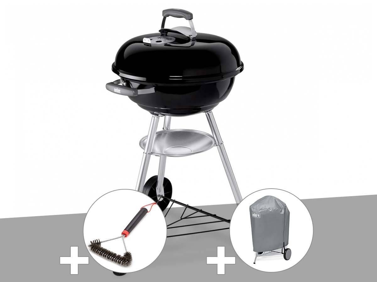 Weber - Barbecue Weber Compact Kettle 47 cm + Brosse + Housse