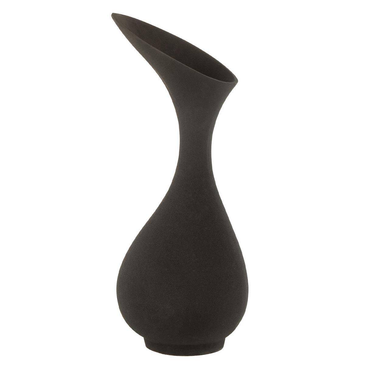 Vase Design en Aluminium "Olivia" 77cm Noir - Image 1
