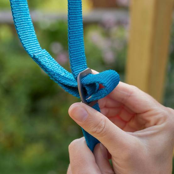 Tp Toys - Balançoire nid d'oiseau D120 cm pour portique H190-250 cm noir et bleu - Imagen 5