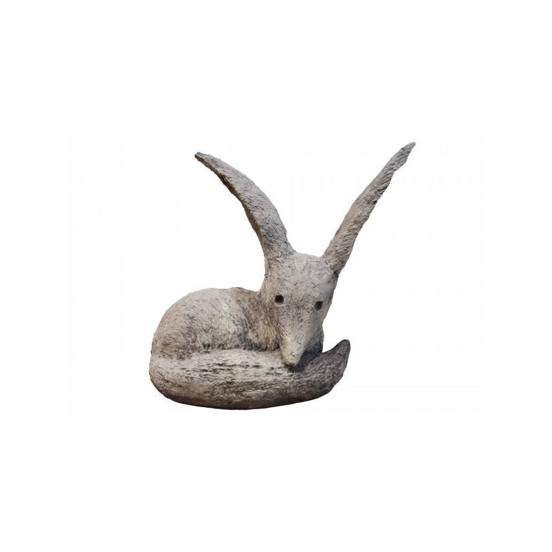 Jardinex - Statue de jardin "Le Renard" du Petit Prince - Gris clair 45 cm - Jardinex - Imagen 1