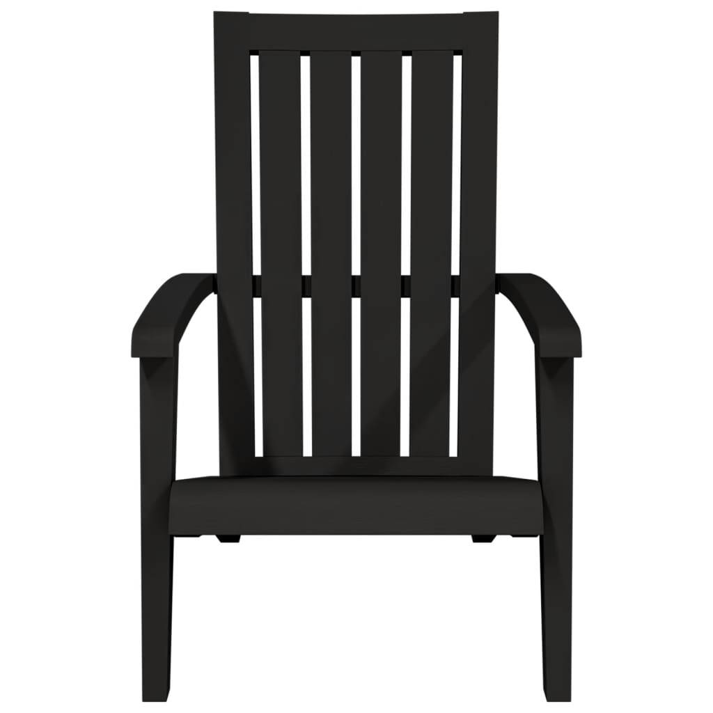 PANGIVO - Chaises de jardin Adirondack noir polypropylène 63 x 85 x 93 cm (lot de 2) - PANGIVO - Image 4