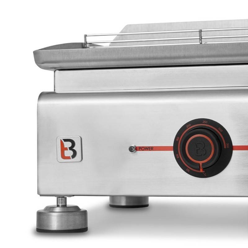 Brasero - Plancha électrique Silvia IIG Inox - BRASERO - Plaque inox 67 x 34 cm - 2800 W - Jusqu'à 10 convives - Image 4