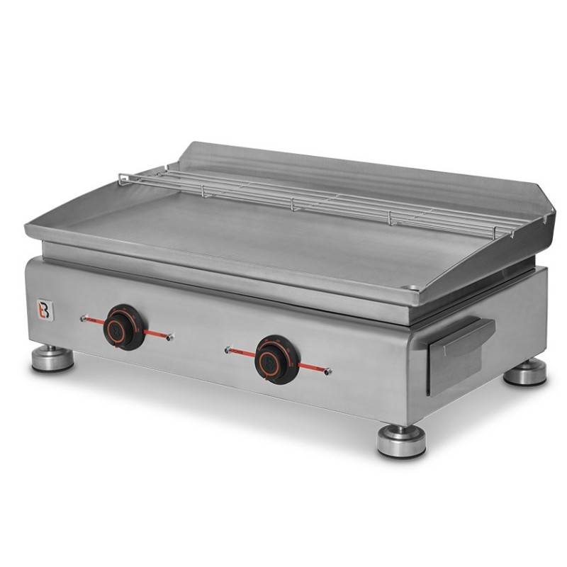 Brasero - Plancha électrique Silvia IIG Inox - BRASERO - Plaque inox 67 x 34 cm - 2800 W - Jusqu'à 10 convives - Image 1