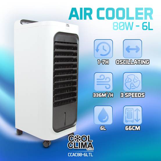 Cool Clima - Rafraichisseur d air 80W - 6L avec télécommande - Image 3