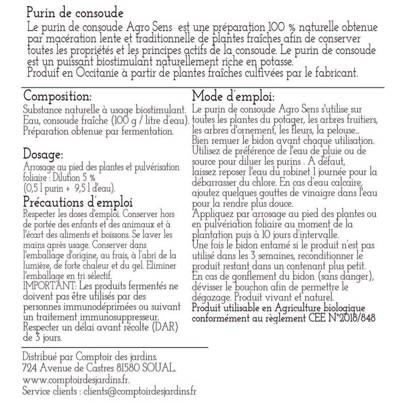 Purin de consoude - Concentré à diluer - 5 Litres - Image 6