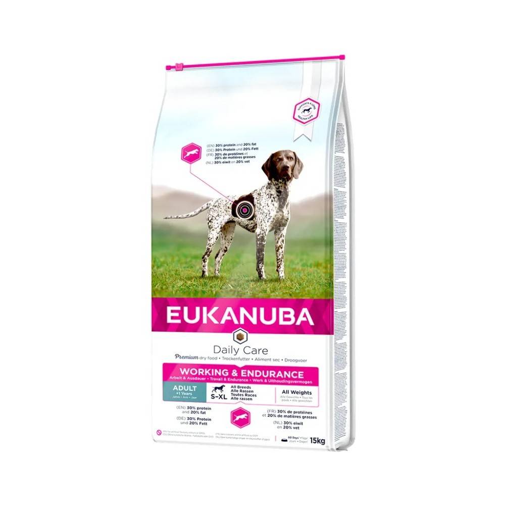 Eukanuba - Croquette Chien Adulte Working & Endurance - Eukanuba 15 kg - Image 1